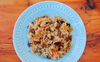 Рисовая каша с мясом: рецепты с описанием, ингредиенты, особенности приготовления Как приготовить вкусную рисовую кашу мясом
